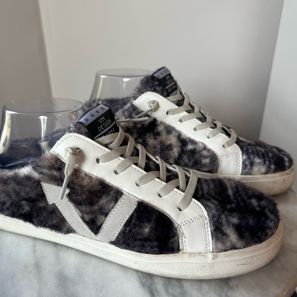 Vintage Havanas Snuggle Faux Fur Mules (Sz 10) - Picture 3 of 8